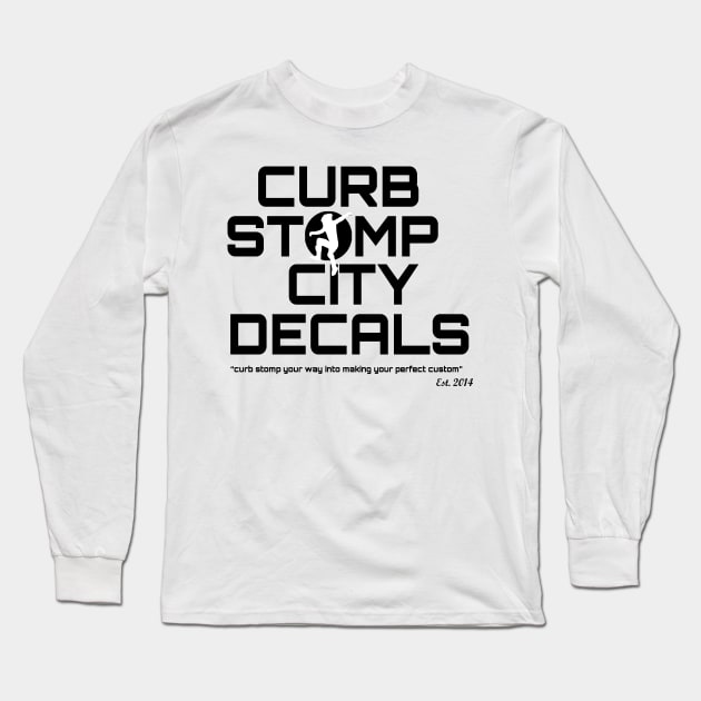 Curb Stomp City Decals- Inverse! Long Sleeve T-Shirt by SrikSouphakheth